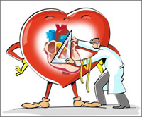 кардиолог лечит сердце рисунок